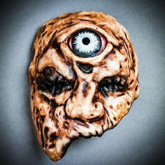 Halloween Realistic Horror Monster One-Eye Mask - Picture 2 of 8